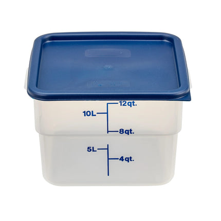 Hộp Đựng Thực Phẩm Vuông Cambro 12SFSPP190 11.4 lít - CamSquare®, Polypropylene, Trong Mờ