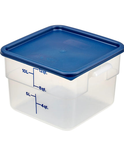 Hộp Đựng Thực Phẩm Vuông Cambro 12SFSPP190 11.4 lít - CamSquare®, Polypropylene, Trong Mờ