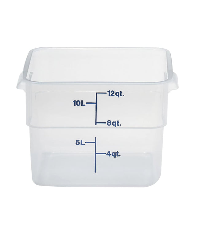 Hộp Đựng Thực Phẩm Vuông Cambro 12SFSPP190 11.4 lít - CamSquare®, Polypropylene, Trong Mờ