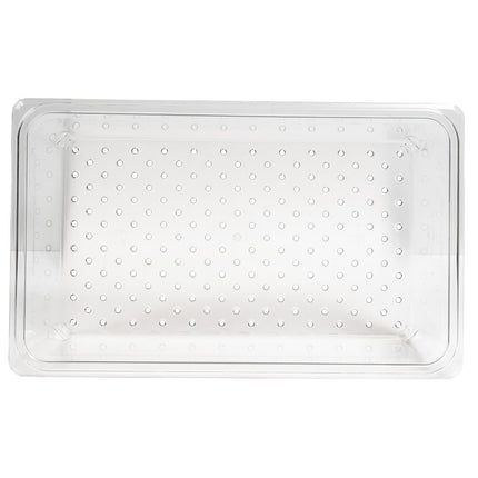 Cambro 15CLRCW135 Camwear Rổ Lọc - Kích Thước Đầy Đủ, Sâu 12.7 cm, Trong Suốt