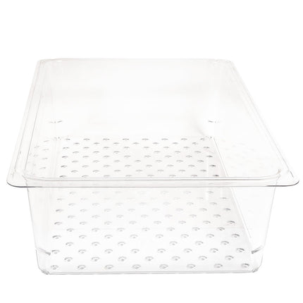Cambro 15CLRCW135 Camwear Rổ Lọc - Kích Thước Đầy Đủ, Sâu 12.7 cm, Trong Suốt