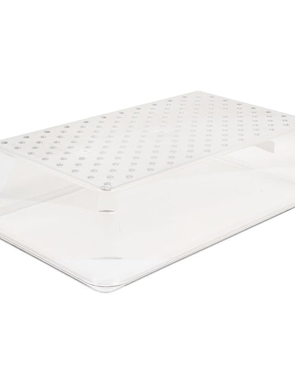 Cambro 15CLRCW135 Camwear Rổ Lọc - Kích Thước Đầy Đủ, Sâu 12.7 cm, Trong Suốt