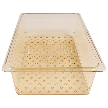 Cambro 15CLRHP150 Rổ Lọc H-Pan - Kích Thước Đầy Đủ, Sâu 12.7 cm, Màu Hổ Phách