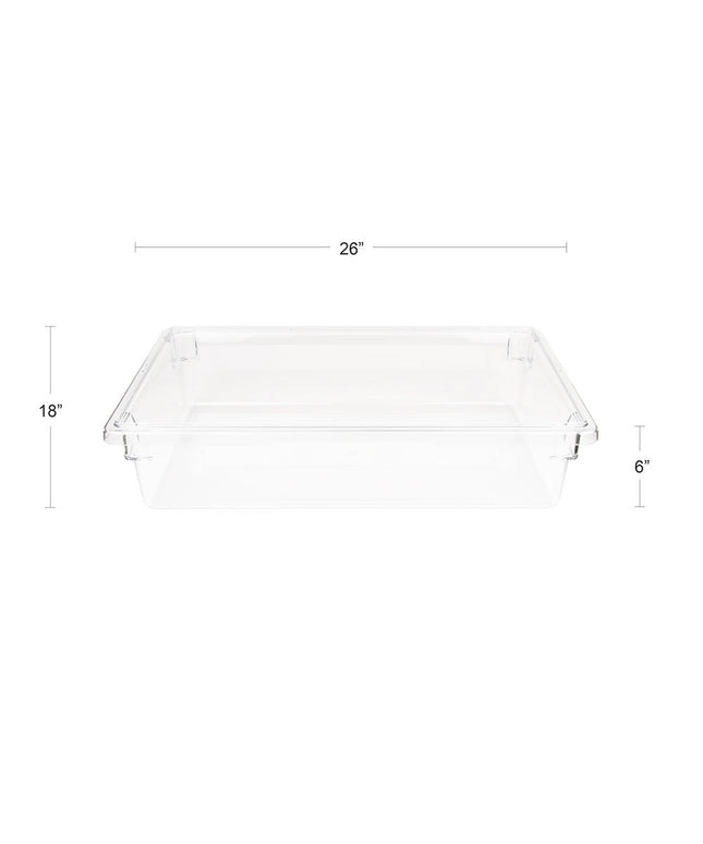 Cambro 18266CW135 Hộp Bảo Quản Thực Phẩm Camwear 8 3/15.1 lít - Trong Suốt