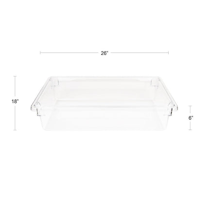 Cambro 18266CW135 Hộp Bảo Quản Thực Phẩm Camwear 8 3/15.1 lít - Trong Suốt