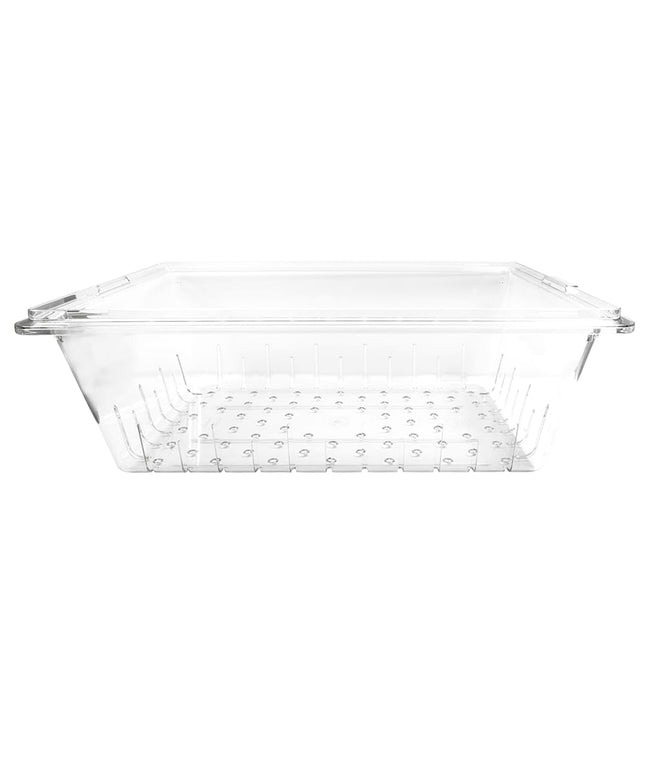 Rổ Lọc Cambro 18268CLRCW135 Camwear - Kích Thước Đầy Đủ, 20.3 cmD, Trong Suốt