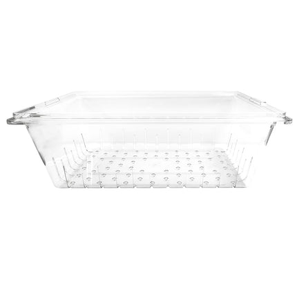 Rổ Lọc Cambro 18268CLRCW135 Camwear - Kích Thước Đầy Đủ, 20.3 cmD, Trong Suốt