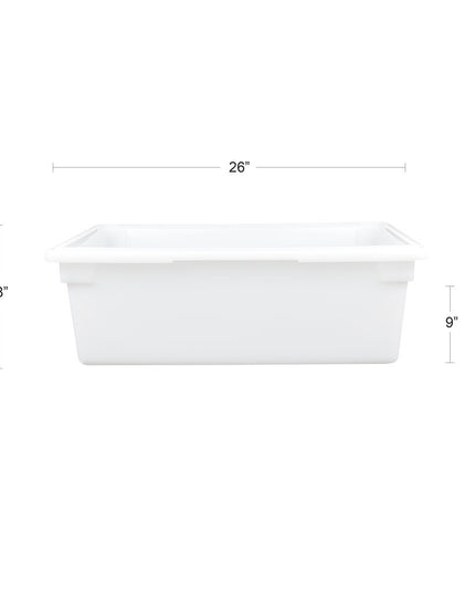 Cambro 18269P148 Hộp Bảo Quản Thực Phẩm Camwear 49.2 lít - Trắng Tự Nhiên