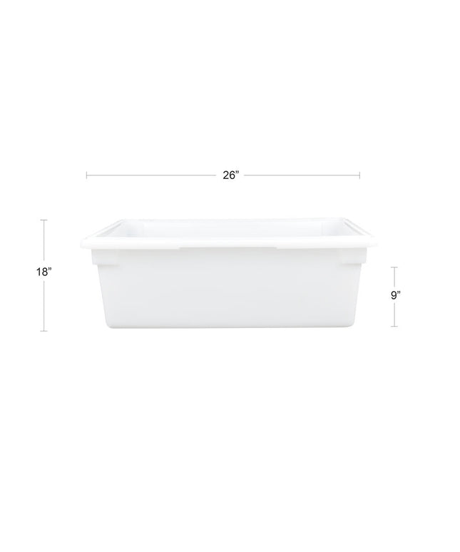 Cambro 18269P148 Hộp Bảo Quản Thực Phẩm Camwear 49.2 lít - Trắng Tự Nhiên