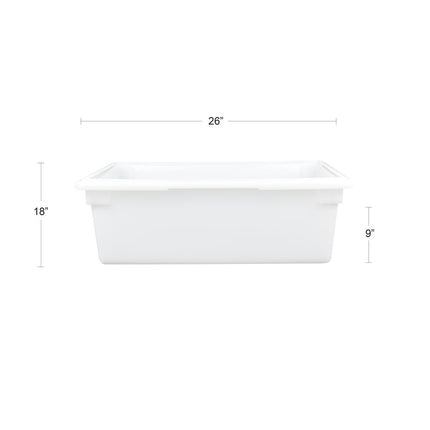 Cambro 18269P148 Hộp Bảo Quản Thực Phẩm Camwear 49.2 lít - Trắng Tự Nhiên