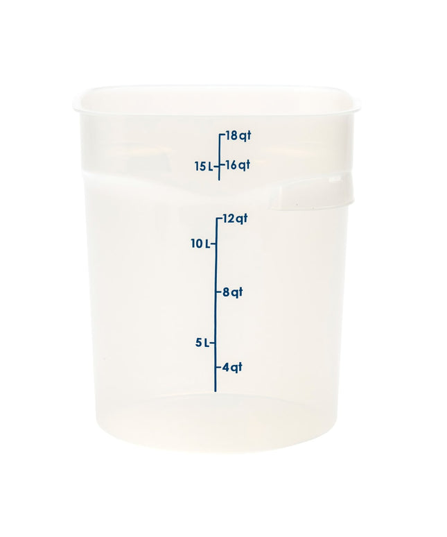 Cambro 18RFSPROPP190 Hộp Đựng Thực Phẩm Tròn CamRound® FreshPro 17 lít - Polypropylene, Trong Mờ