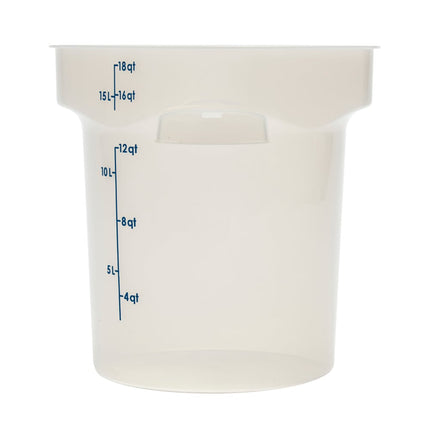 Cambro 18RFSPROPP190 Hộp Đựng Thực Phẩm Tròn CamRound® FreshPro 17 lít - Polypropylene, Trong Mờ