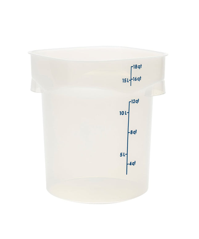 Cambro 18RFSPROPP190 Hộp Đựng Thực Phẩm Tròn CamRound® FreshPro 17 lít - Polypropylene, Trong Mờ