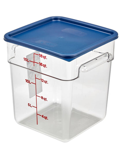 Hộp Đựng Thực Phẩm Vuông Cambro 18SFSCW135 17 lít - CamSquare®, Polycarbonate, Trong Suốt