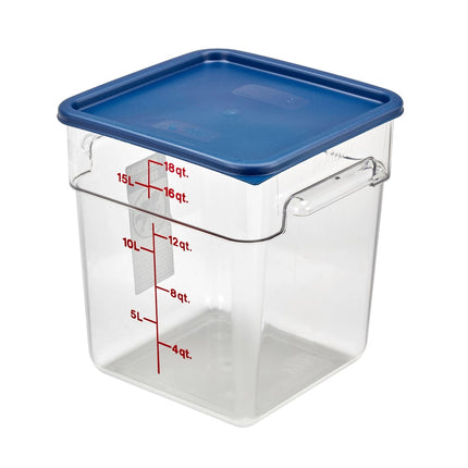 Hộp Đựng Thực Phẩm Vuông Cambro 18SFSCW135 17 lít - CamSquare®, Polycarbonate, Trong Suốt