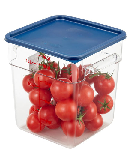 Hộp Đựng Thực Phẩm Vuông Cambro 18SFSCW135 17 lít - CamSquare®, Polycarbonate, Trong Suốt
