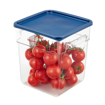 Hộp Đựng Thực Phẩm Vuông Cambro 18SFSCW135 17 lít - CamSquare®, Polycarbonate, Trong Suốt