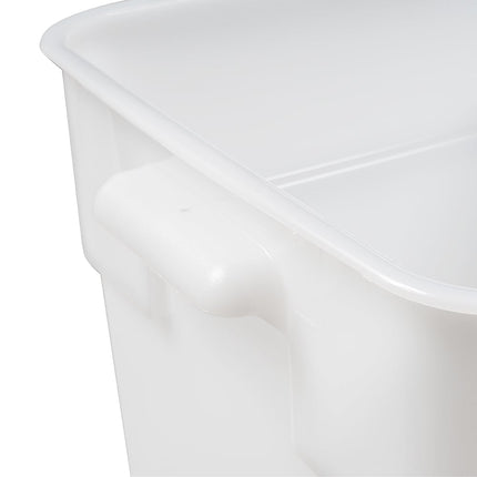 Cambro 18SFSP148 Hộp Đựng Thực Phẩm Vuông 17 lít - CamSquare®, Polyethylene, Trắng Tự Nhiên