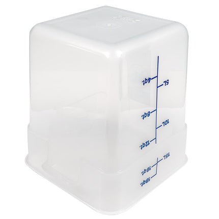 Cambro 18SFSPP190 Hộp Đựng Thực Phẩm Vuông 17 lít - CamSquare®, Polypropylene, Trong Mờ