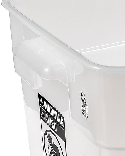 Cambro 18SFSPP190 Hộp Đựng Thực Phẩm Vuông 17 lít - CamSquare®, Polypropylene, Trong Mờ