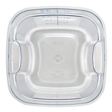 Hộp Đựng Thực Phẩm Vuông FreshPro Cambro 18SFSPROCW135 17 lít - CamSquare®, Polycarbonate, Vạch Chia Xanh
