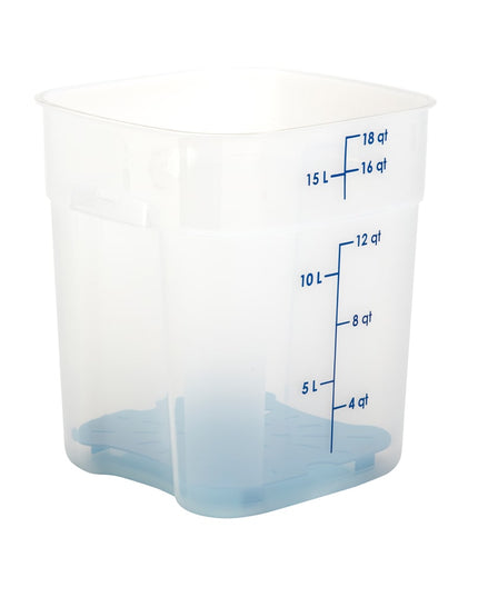 Hộp Đựng Thực Phẩm Vuông FreshPro Cambro 18SFSPROPP190 17 lít - CamSquare®, Polypropylene, Trong Mờ