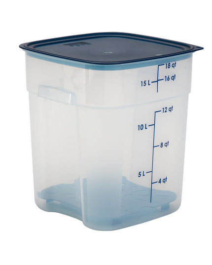 Hộp Đựng Thực Phẩm Vuông FreshPro Cambro 18SFSPROPP190 17 lít - CamSquare®, Polypropylene, Trong Mờ