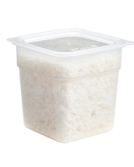 Hộp Đựng Thực Phẩm Vuông FreshPro Cambro 1SFSPROPP190 0.9 lít - CamSquare®, Polypropylene, Trong Mờ