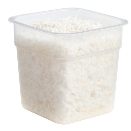 Hộp Đựng Thực Phẩm Vuông FreshPro Cambro 1SFSPROPP190 0.9 lít - CamSquare®, Polypropylene, Trong Mờ