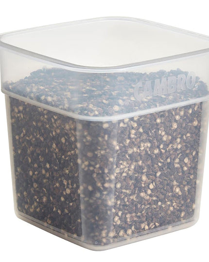 Hộp Đựng Thực Phẩm Vuông FreshPro Cambro 1SFSPROPP190 0.9 lít - CamSquare®, Polypropylene, Trong Mờ