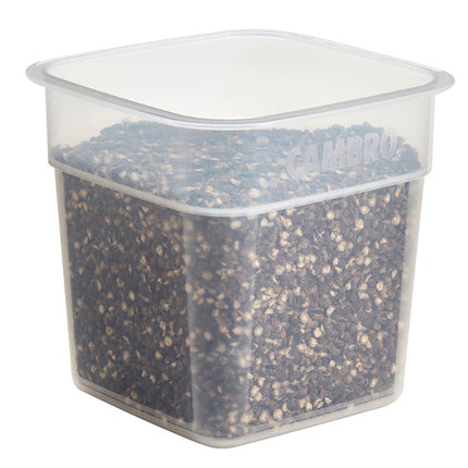 Hộp Đựng Thực Phẩm Vuông FreshPro Cambro 1SFSPROPP190 0.9 lít - CamSquare®, Polypropylene, Trong Mờ
