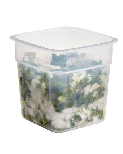 Hộp Đựng Thực Phẩm Vuông FreshPro Cambro 1SFSPROPP190 0.9 lít - CamSquare®, Polypropylene, Trong Mờ