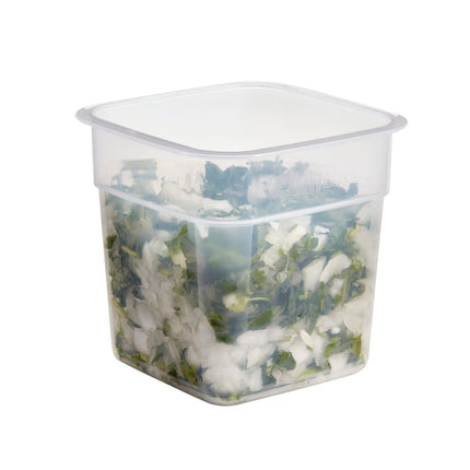 Hộp Đựng Thực Phẩm Vuông FreshPro Cambro 1SFSPROPP190 0.9 lít - CamSquare®, Polypropylene, Trong Mờ