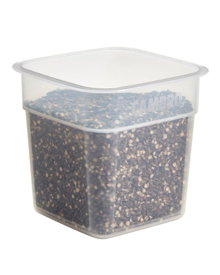 Hộp Đựng Thực Phẩm Vuông FreshPro Cambro 1SFSPROPP190 0.9 lít - CamSquare®, Polypropylene, Trong Mờ