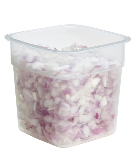 Hộp Đựng Thực Phẩm Vuông FreshPro Cambro 1SFSPROPP190 0.9 lít - CamSquare®, Polypropylene, Trong Mờ