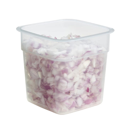 Hộp Đựng Thực Phẩm Vuông FreshPro Cambro 1SFSPROPP190 0.9 lít - CamSquare®, Polypropylene, Trong Mờ