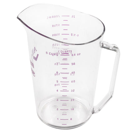 Cốc Đong Cambro 200MCCW441 Dung Tích 1.9 lít Không Gây Dị Ứng Polycarbonate Trong