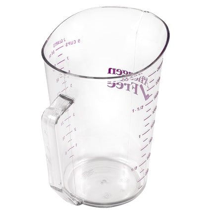 Cốc Đong Cambro 200MCCW441 Dung Tích 1.9 lít Không Gây Dị Ứng Polycarbonate Trong