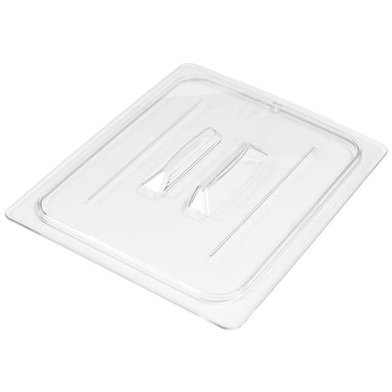 Cambro 20CWCH135 Nắp Khay Thức Ăn Cỡ 1/2 Có Tay Cầm, Polycarbonate, Trong Suốt