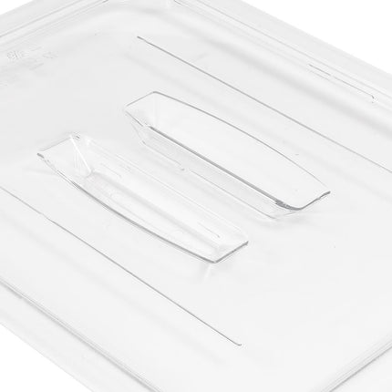 Cambro 20CWCH135 Nắp Khay Thức Ăn Cỡ 1/2 Có Tay Cầm, Polycarbonate, Trong Suốt