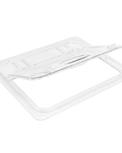 Nắp Khay Thực Phẩm Cambro 20CWL135 FlipLid - Cỡ 1/2, Bản Lề, Trong Suốt