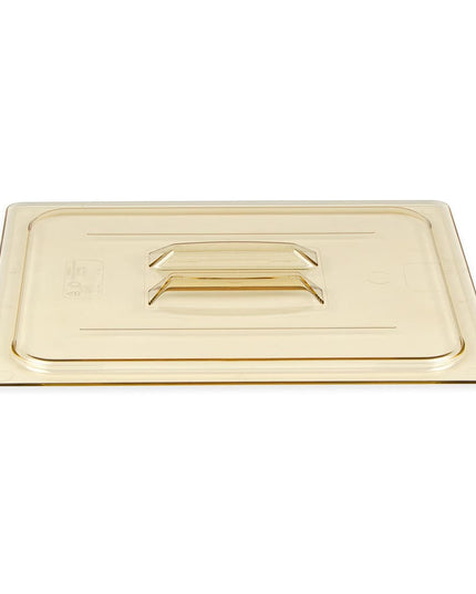 Nắp Khay Thực Phẩm Cambro 20HPCH150 H-Pan - Cỡ Nửa, Phẳng, Có Tay Cầm, Chống Dính, Màu Hổ Phách