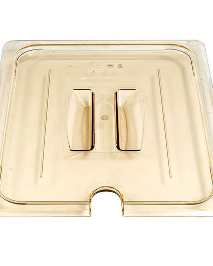 Nắp Khay Thực Phẩm Cambro 20HPCHN150 H-Pan - Kích Thước Nửa Khay, Có Rãnh, Tay Cầm, Chống Dính, Màu Hổ Phách