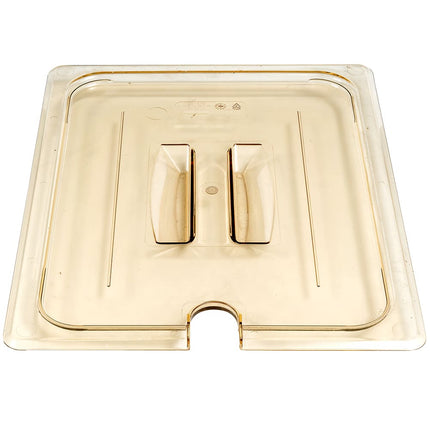 Nắp Khay Thực Phẩm Cambro 20HPCHN150 H-Pan - Kích Thước Nửa Khay, Có Rãnh, Tay Cầm, Chống Dính, Màu Hổ Phách