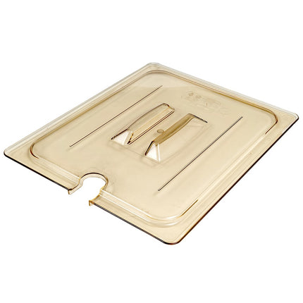 Nắp Khay Thực Phẩm Cambro 20HPCHN150 H-Pan - Kích Thước Nửa Khay, Có Rãnh, Tay Cầm, Chống Dính, Màu Hổ Phách