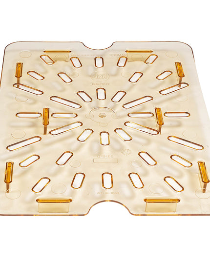 Cambro 20HPD150 Khay Thoát Nước H-Pan - Kích Thước Nửa Khay, Chống Dính, Màu Hổ Phách