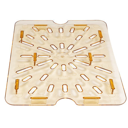 Cambro 20HPD150 Khay Thoát Nước H-Pan - Kích Thước Nửa Khay, Chống Dính, Màu Hổ Phách