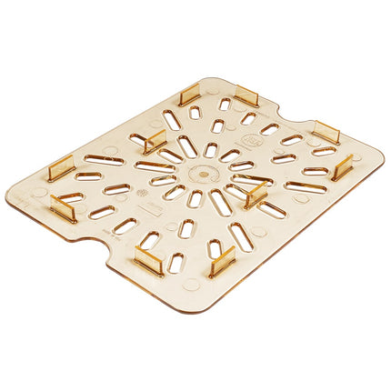 Cambro 20HPD150 Khay Thoát Nước H-Pan - Kích Thước Nửa Khay, Chống Dính, Màu Hổ Phách