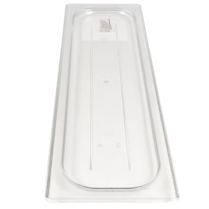 Cambro 20LPCWC135 Camwear Nắp Khay Đựng Thực Phẩm - Kích Cỡ Nửa Dài, Phẳng, Trong Suốt