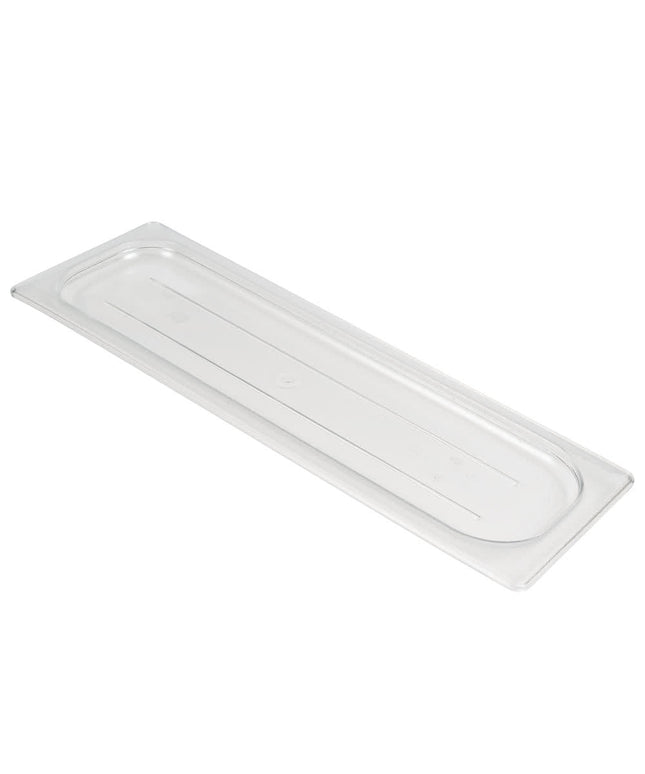 Cambro 20LPCWC135 Camwear Nắp Khay Đựng Thực Phẩm - Kích Cỡ Nửa Dài, Phẳng, Trong Suốt